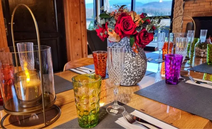 masa pregatita la munte in cabana